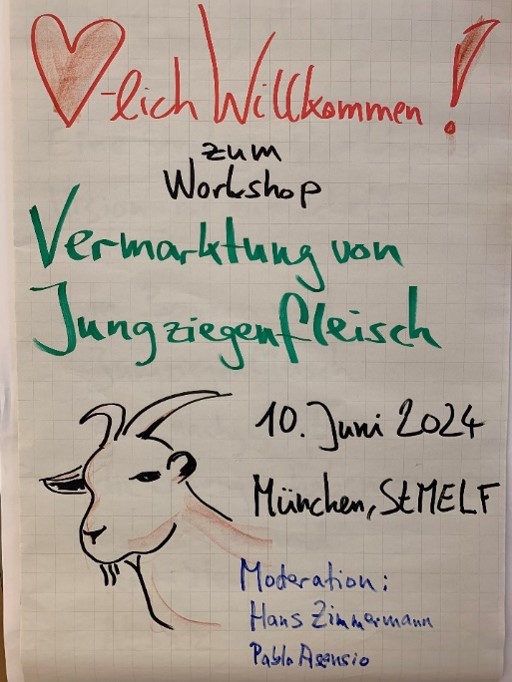 In June 2024, all relevant Stakeholders were gathered for a Strategy Workshop in Munich on Marketing of Young Goat Meat